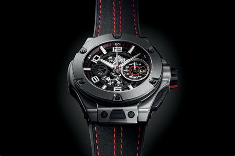 hublot ferrari chronograph|Hublot big bang watch price.